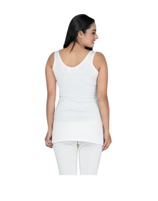Women Inner Slip Woolblend SL Thermal Cream